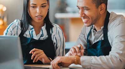 Two people wondering, are sandwich shops profitable?